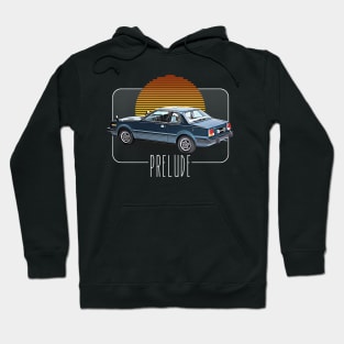 Honda Prelude  /// Retro Classic Car Lover Design Hoodie